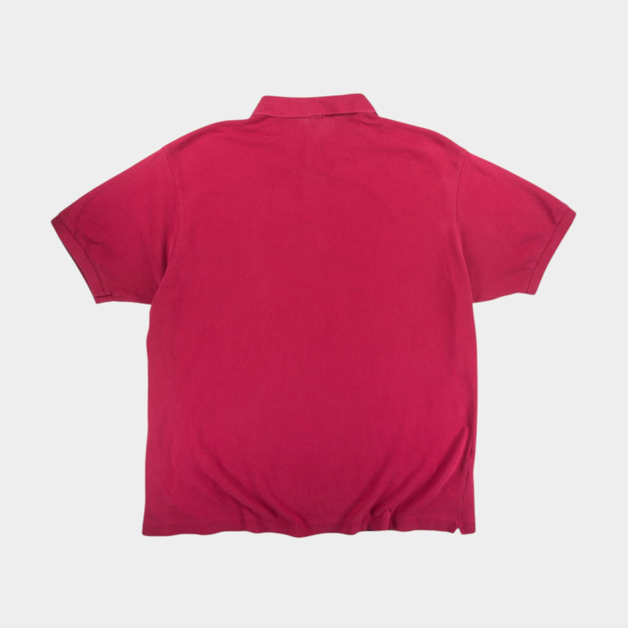 Lacoste Червена Винтидж Тениска с Яка