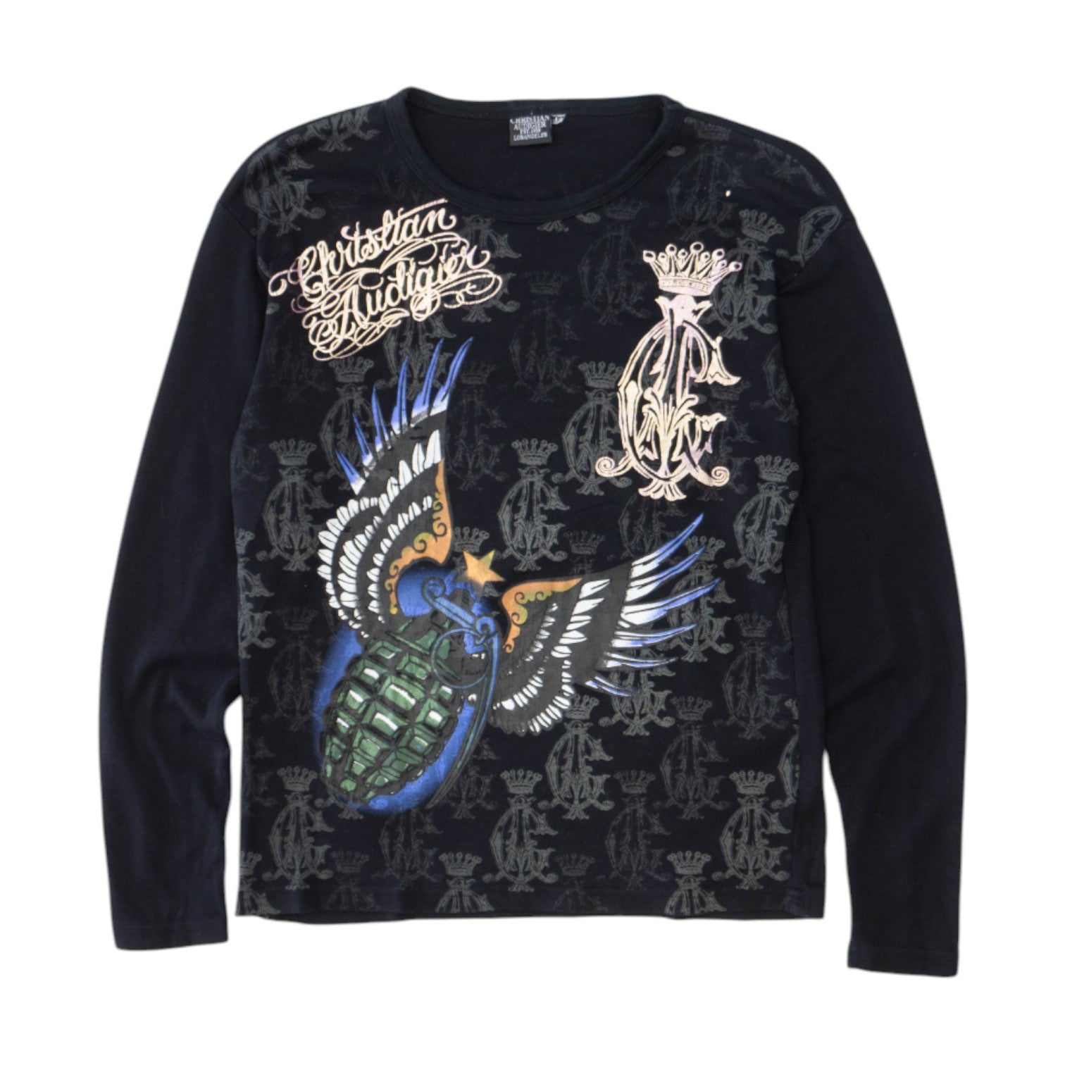 Christian Audigier Vintage Y2K Блуза