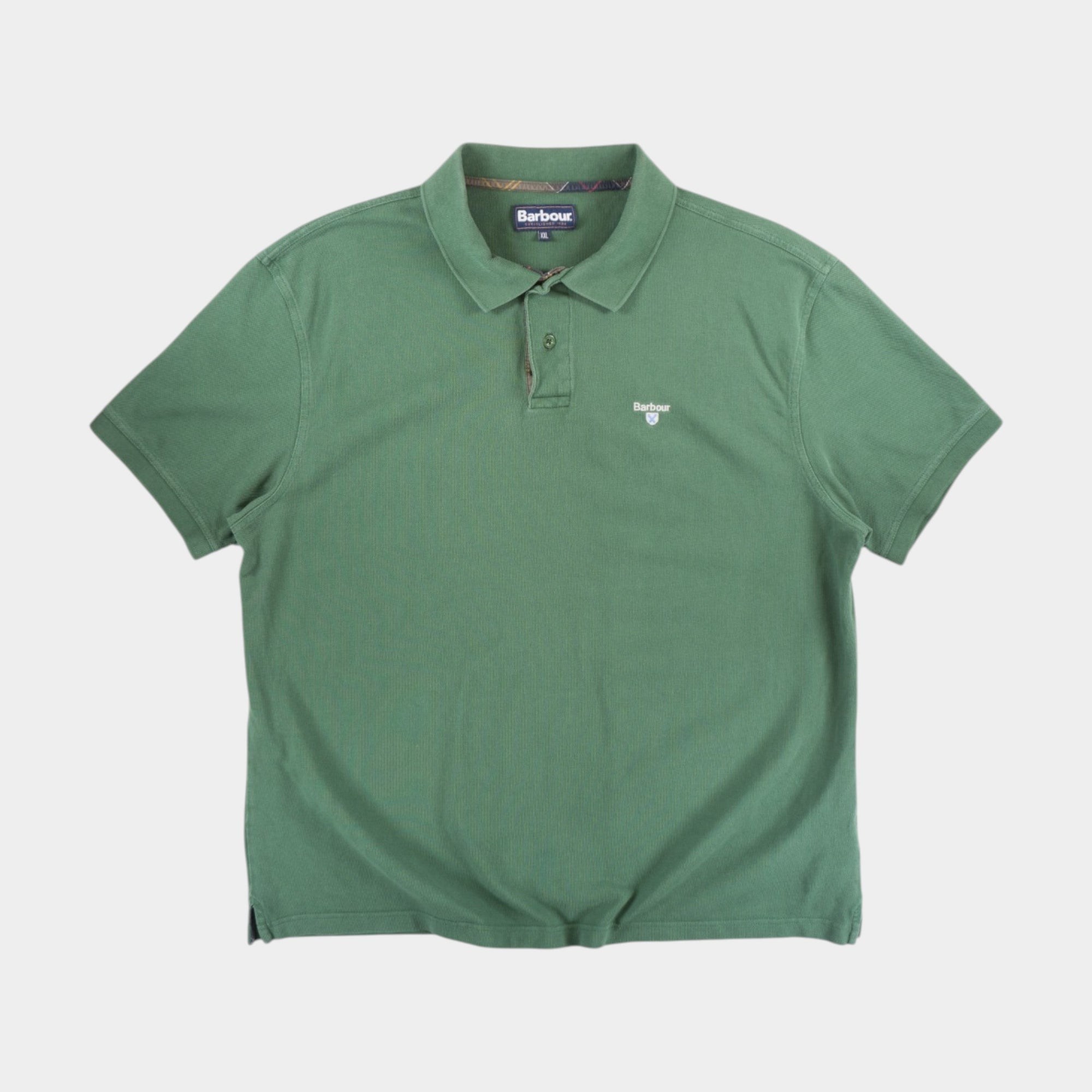 Barbour Зелена Тениска с Яка
