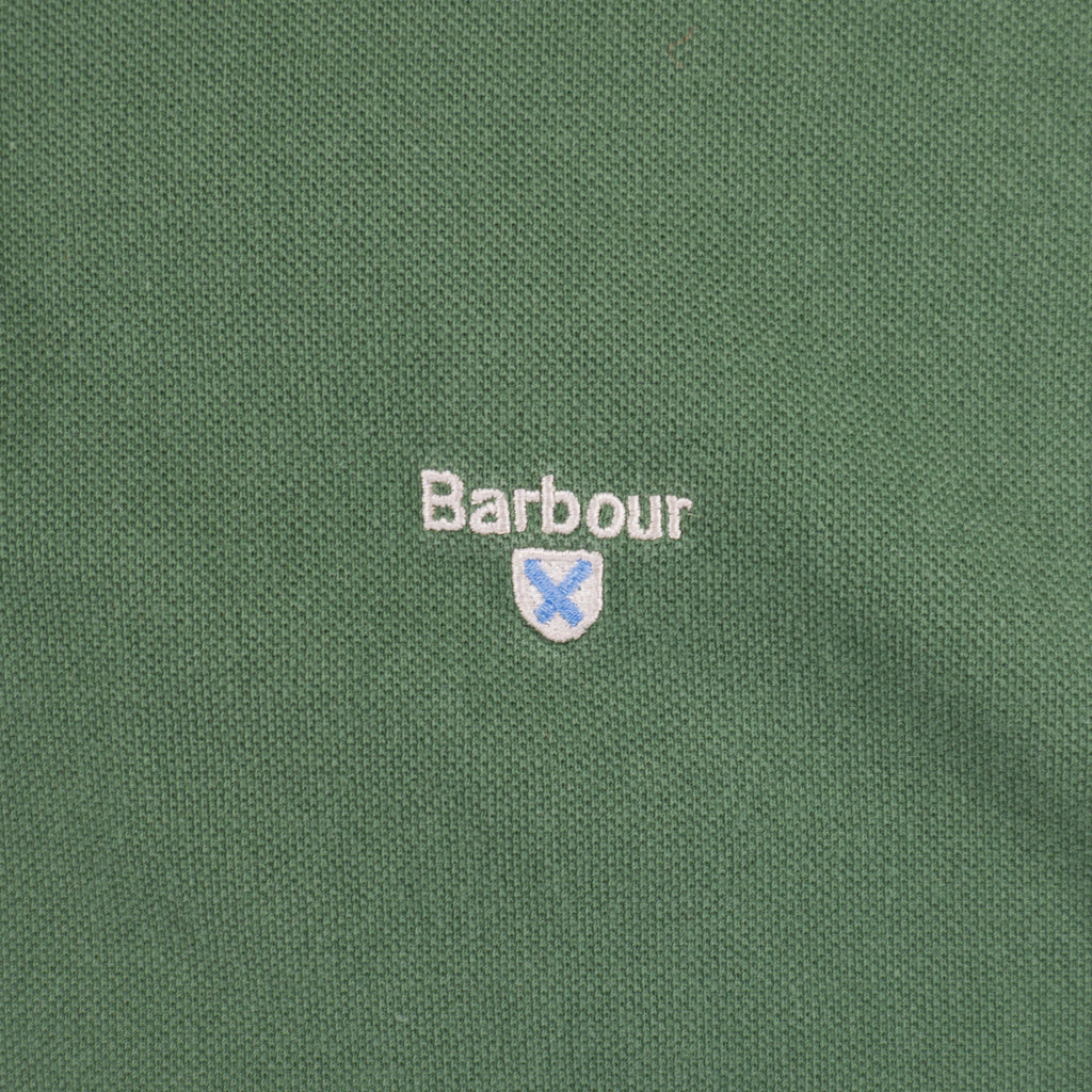 Barbour Зелена Тениска с Яка