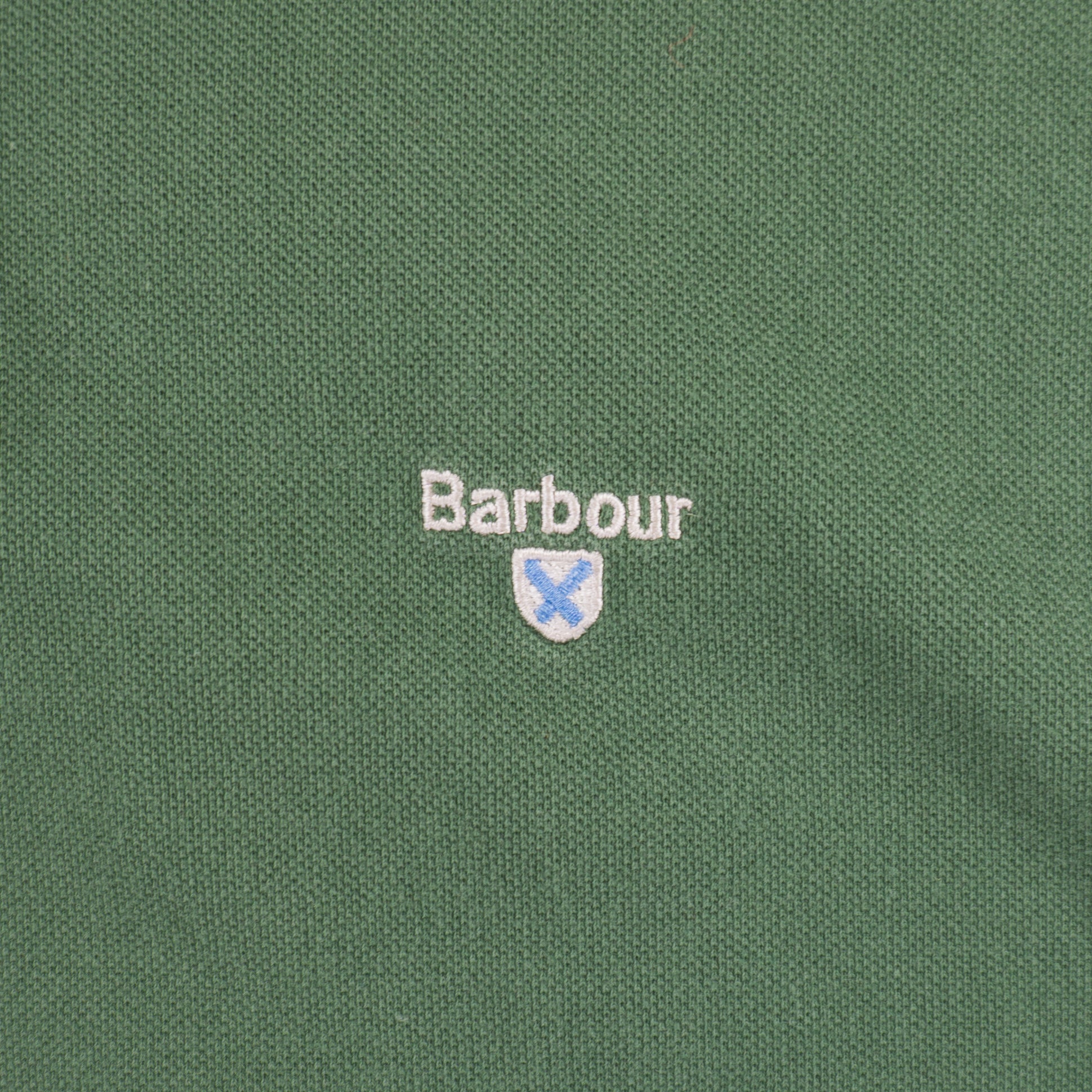 Barbour Зелена Тениска с Яка