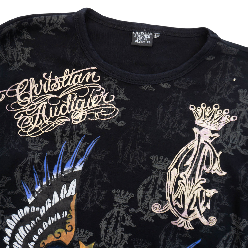 Christian Audigier Vintage Y2K Блуза