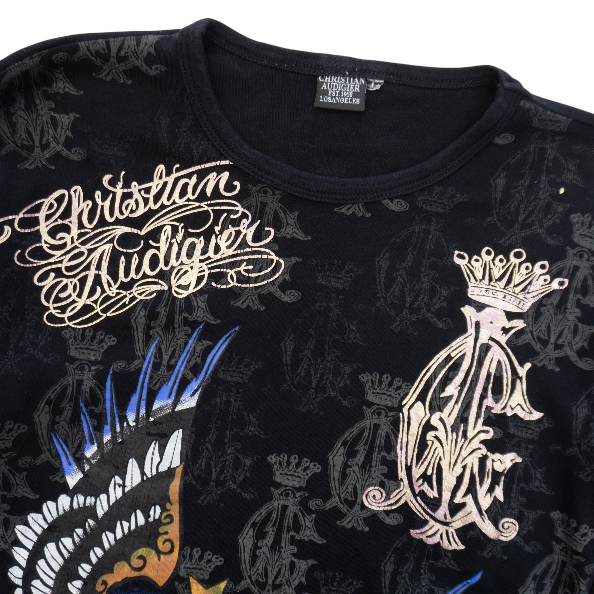 Christian Audigier Vintage Y2K Блуза