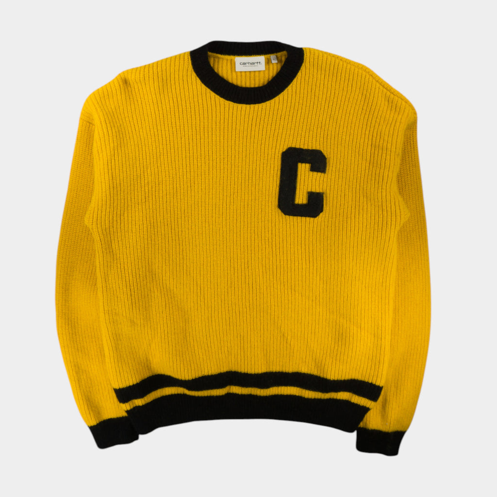 Carhartt WIP Жълт Вълнен Пуловер