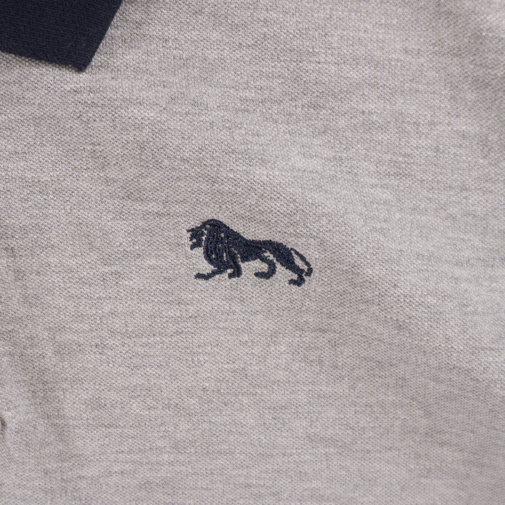 Lonsdale Сива Тениска с Яка