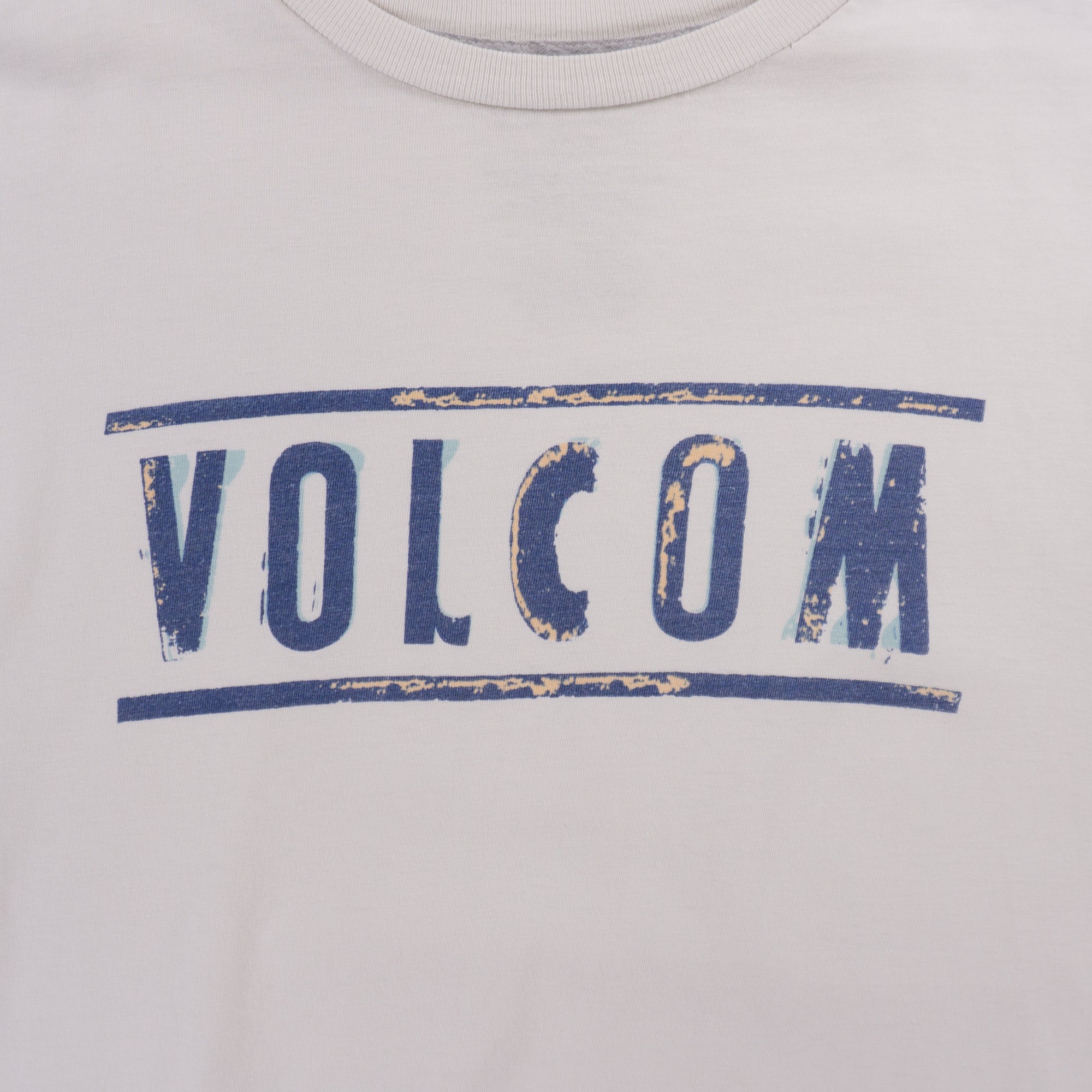 Volcom Бяла Тениска с Графика