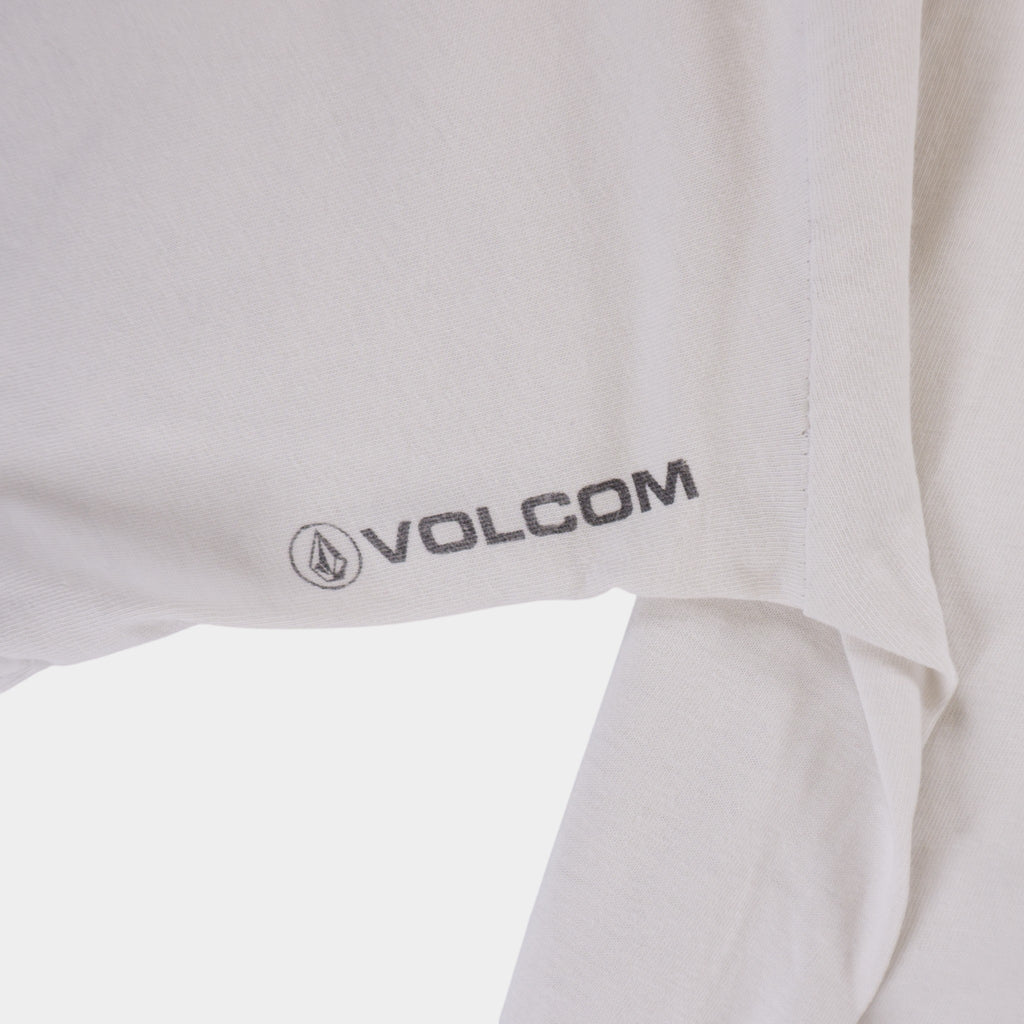 Volcom Бяла Тениска с Графика