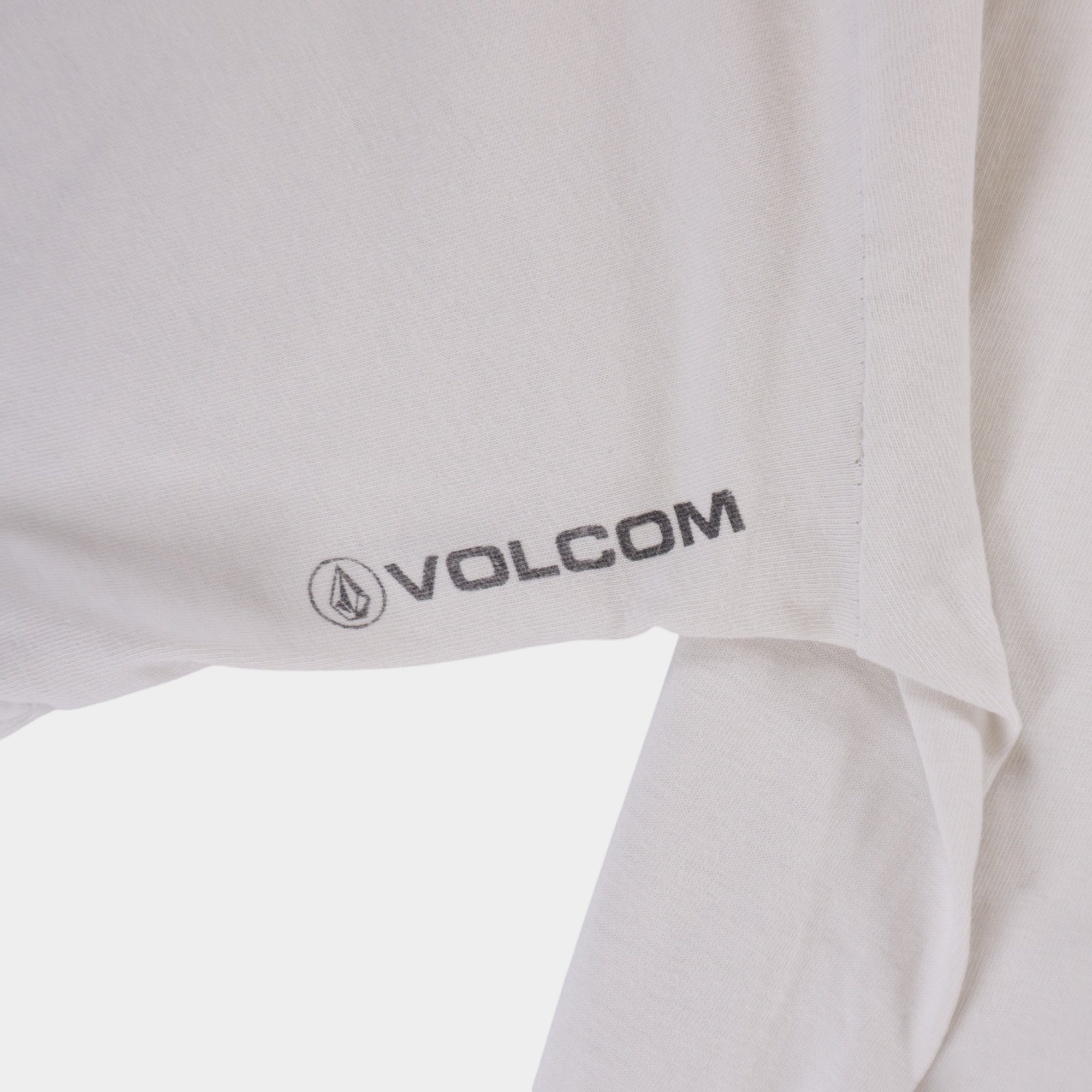 Volcom Бяла Тениска с Графика