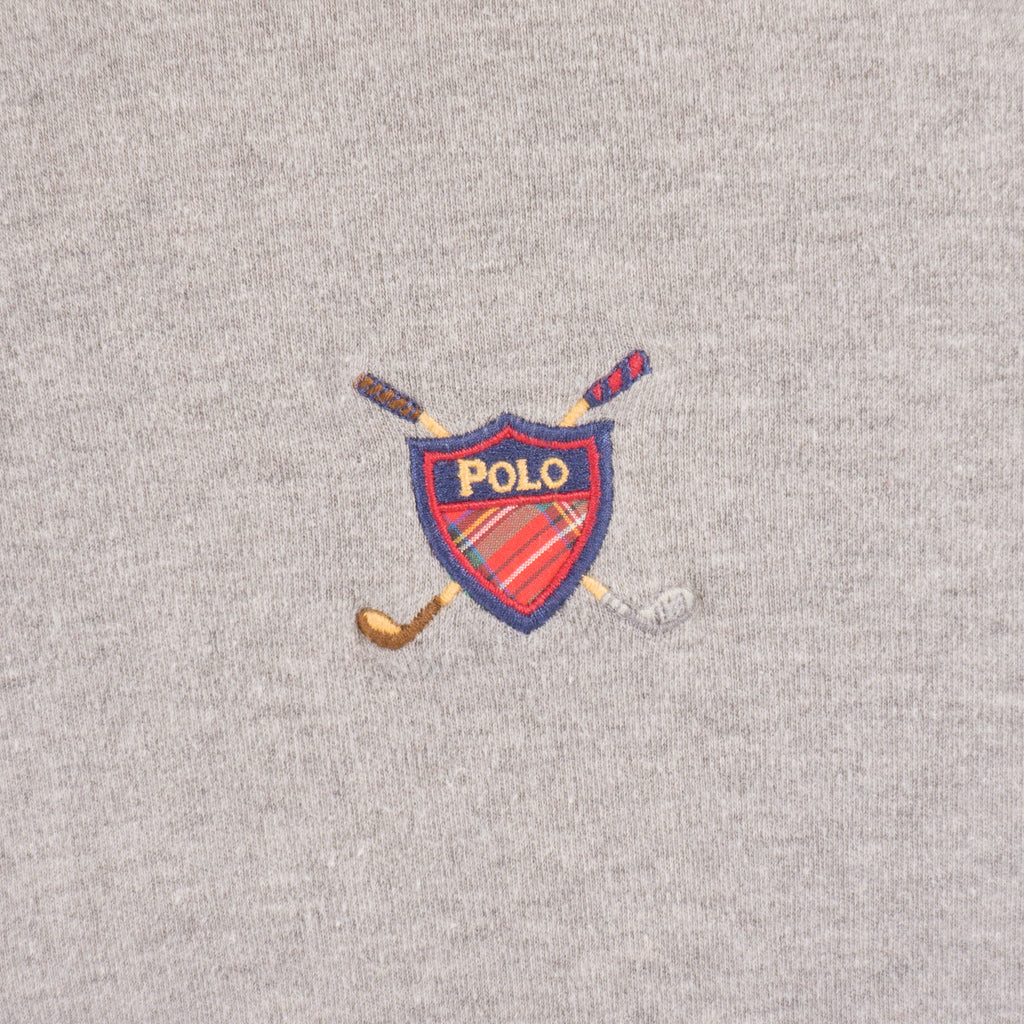 Polo Golf Ralph Lauren Винтидж Сива Тениска с Яка