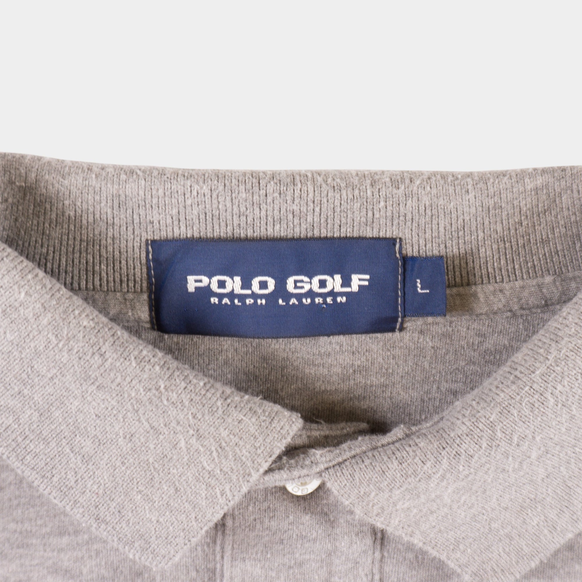 Polo Golf Ralph Lauren Винтидж Сива Тениска с Яка