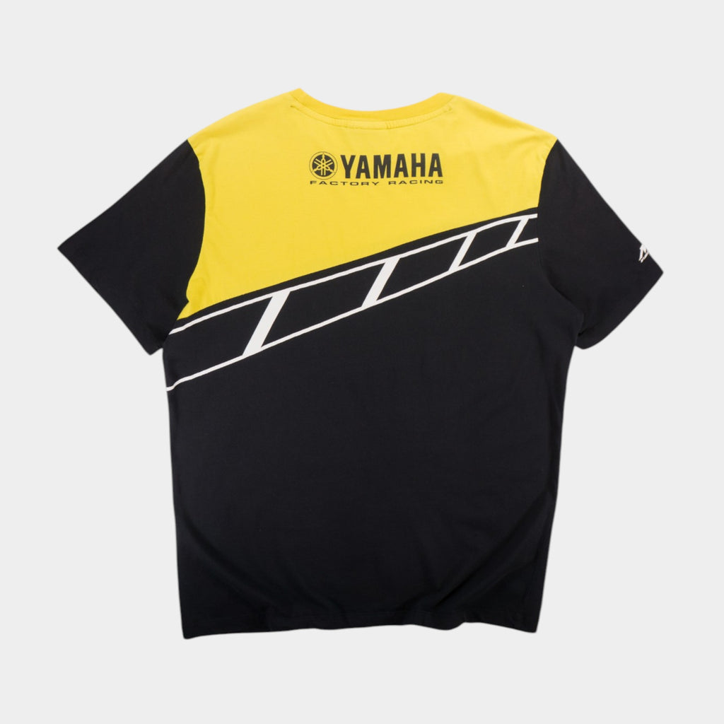 Yamaha VR/46 Черна Тениска с Графика