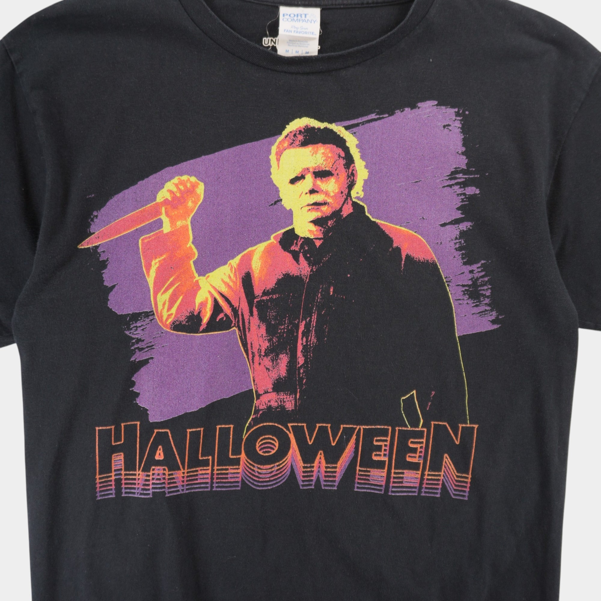 Halloween Черна Тениска с Графика
