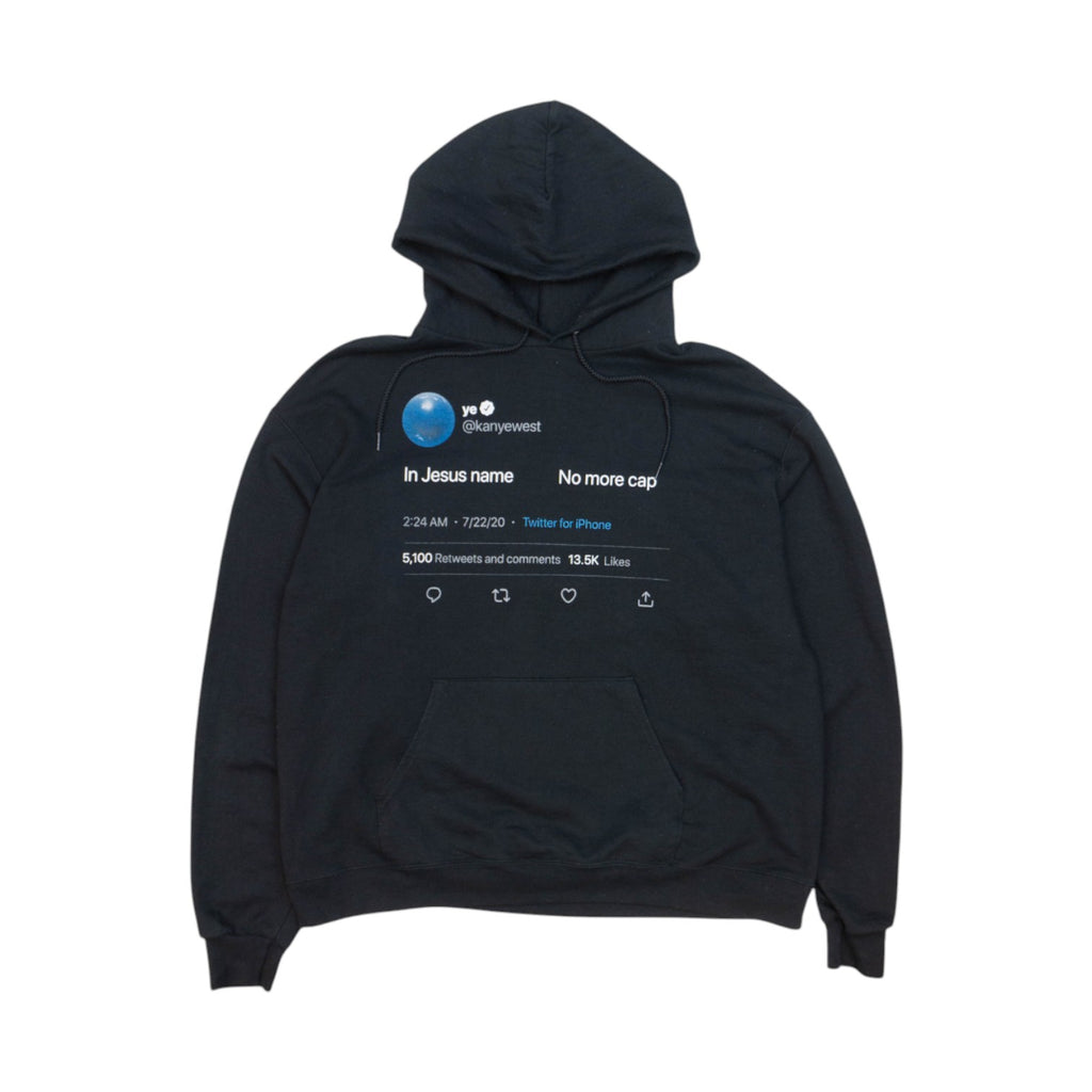 Champion Kanye West Tweet Суичър с Графика