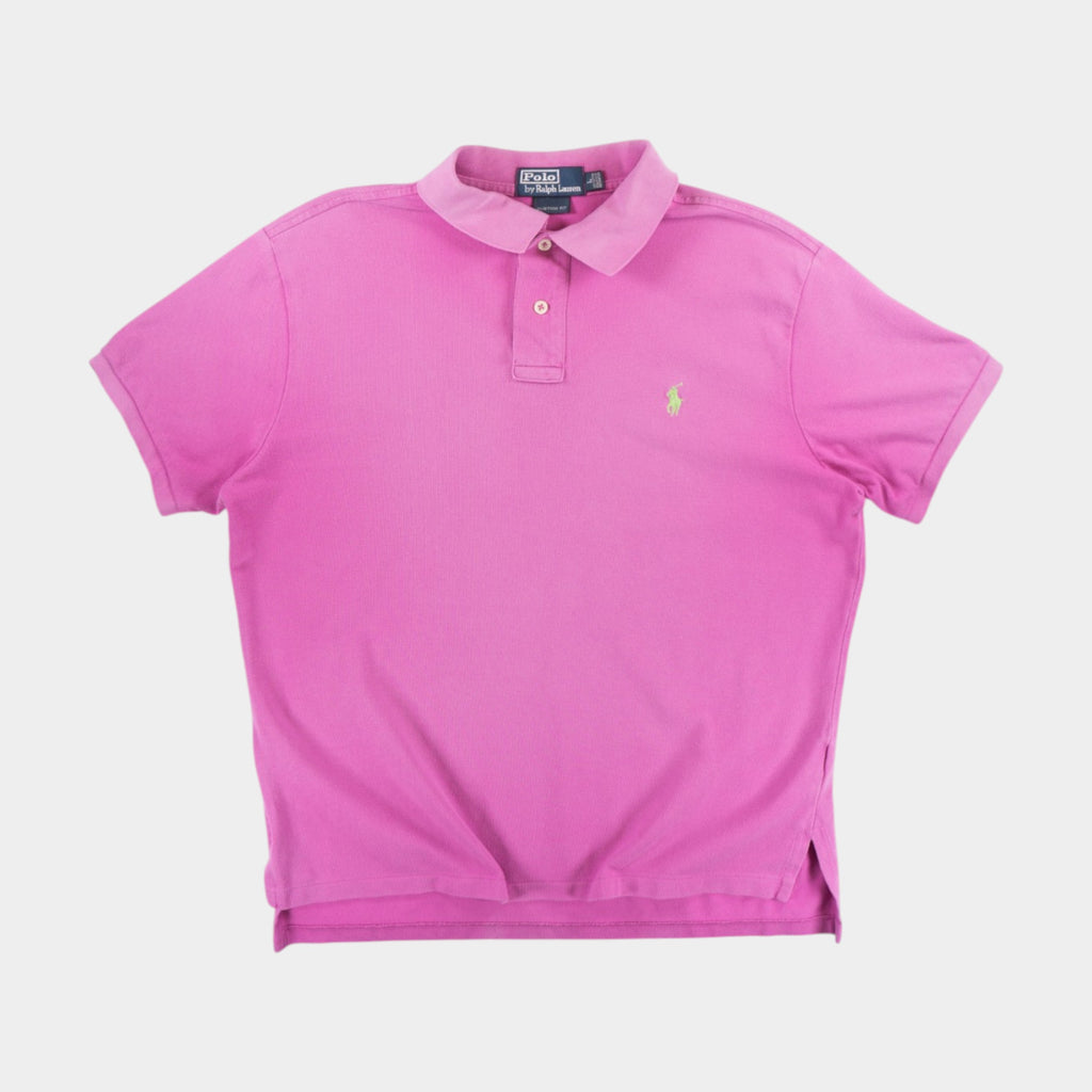 Polo Ralph Lauren Винтидж Розова Тениска с Яка
