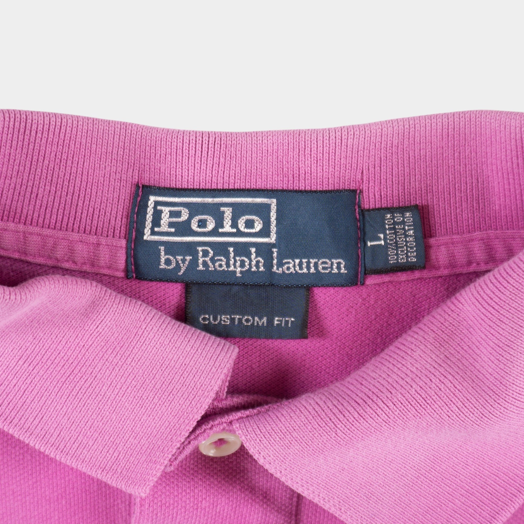 Polo Ralph Lauren Винтидж Розова Тениска с Яка