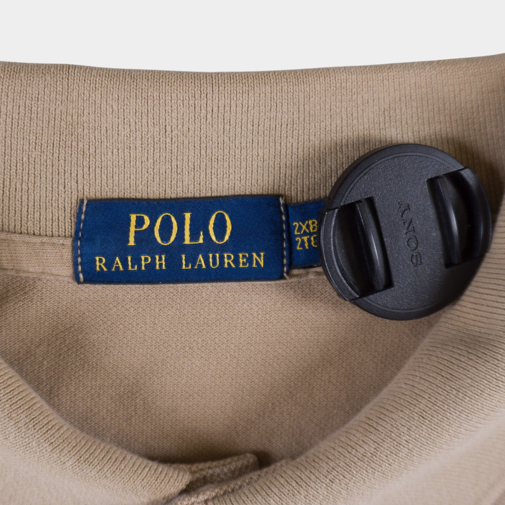 Polo Ralph Lauren Бежова Тениска с Яка