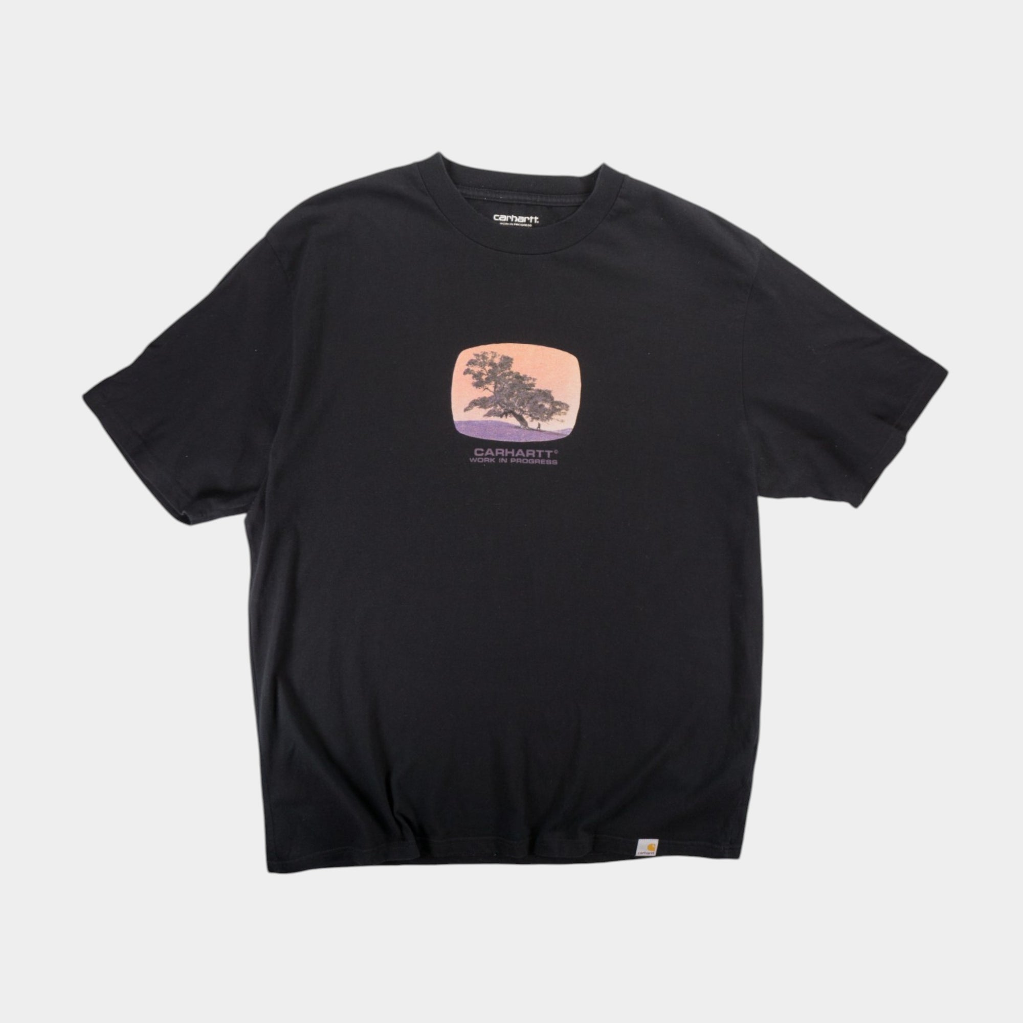Carhartt WIP Черна Тениска с Графика
