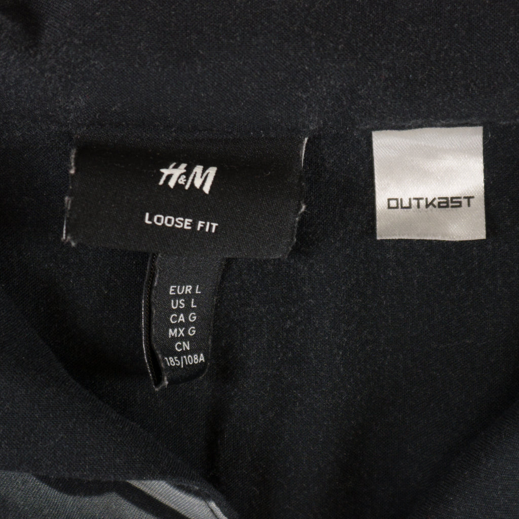 H&M X Outkast Черна Риза с Графика