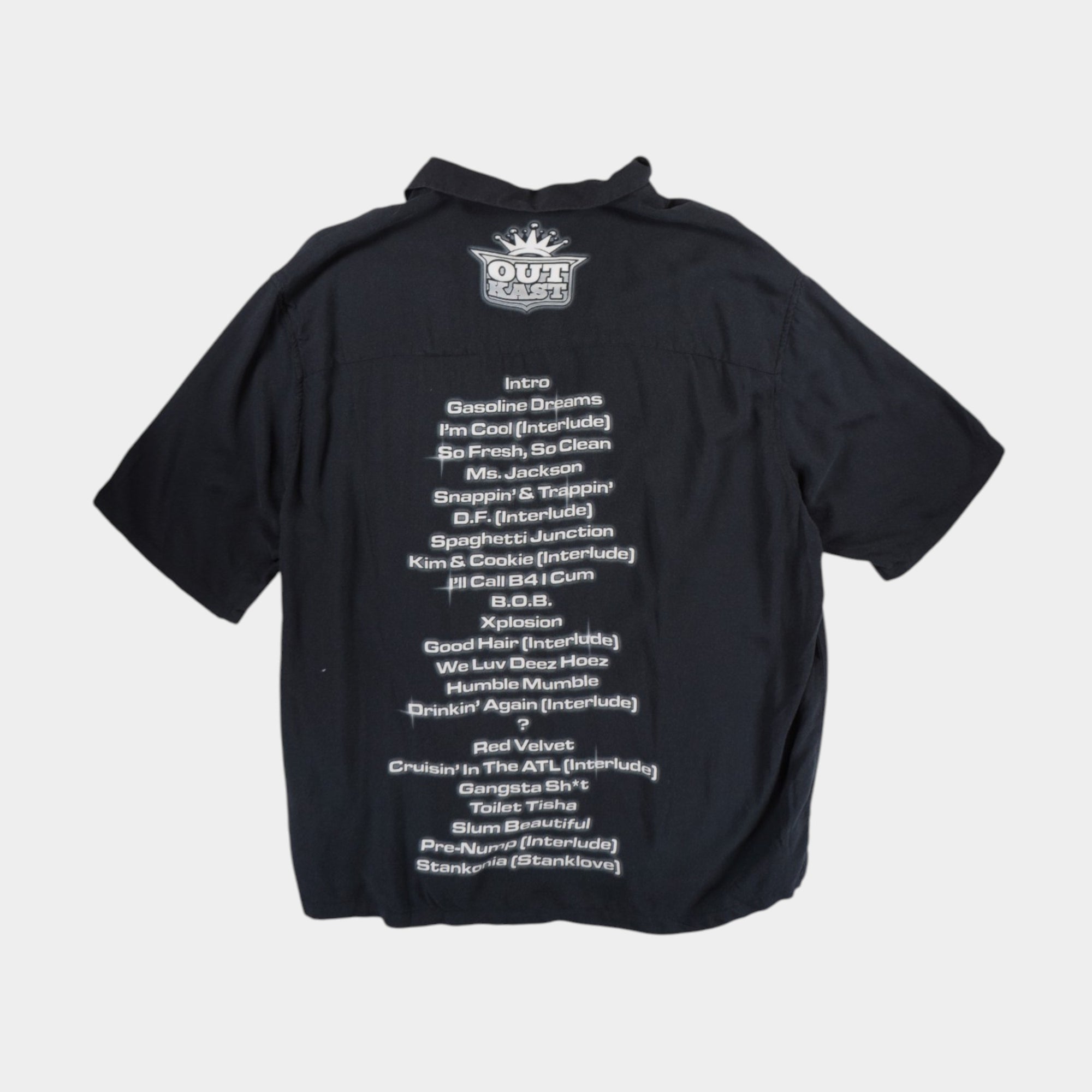 H&M X Outkast Черна Риза с Графика