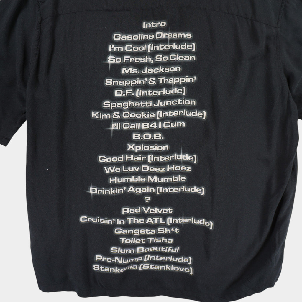 H&M X Outkast Черна Риза с Графика