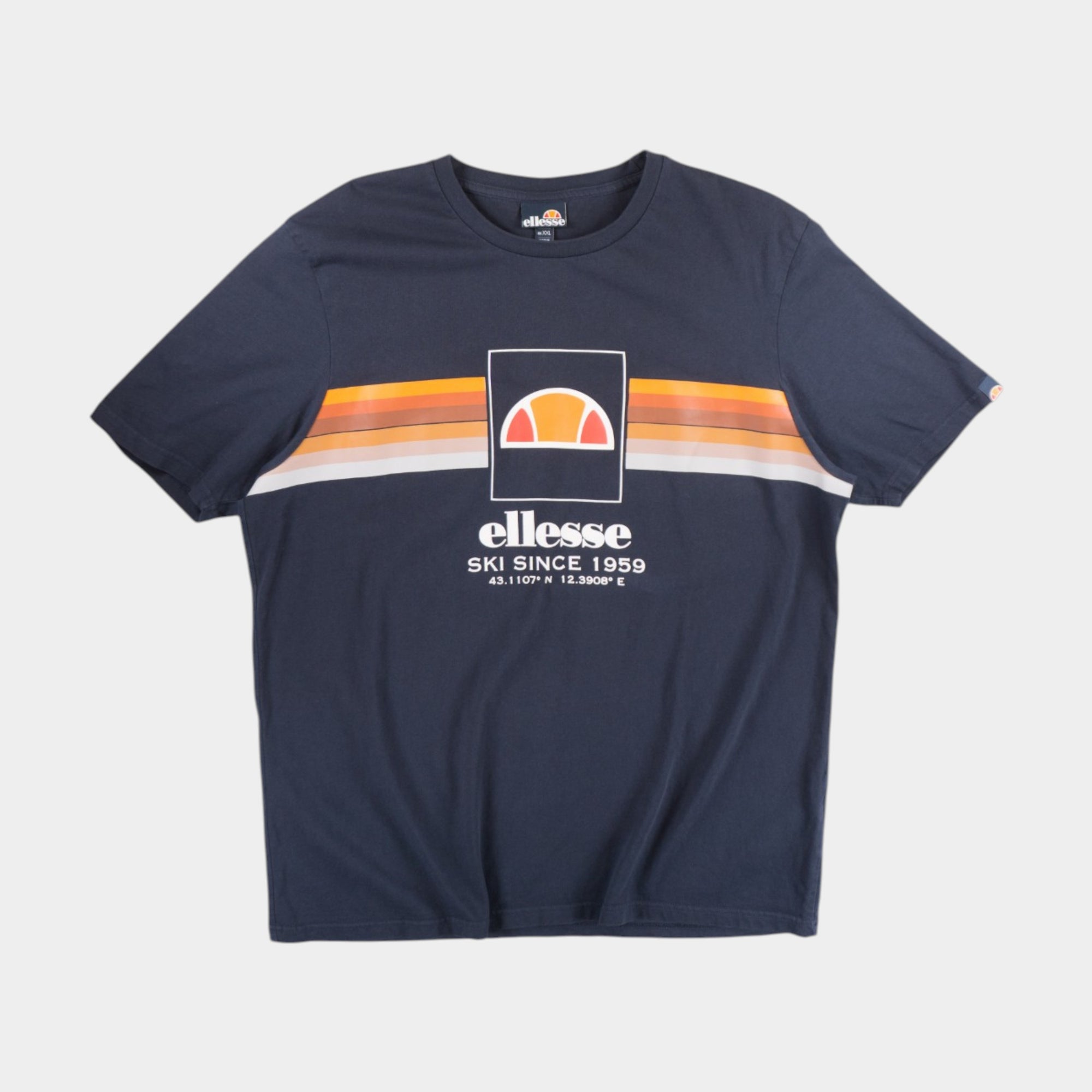 Ellesse Тъмно Синя Тениска