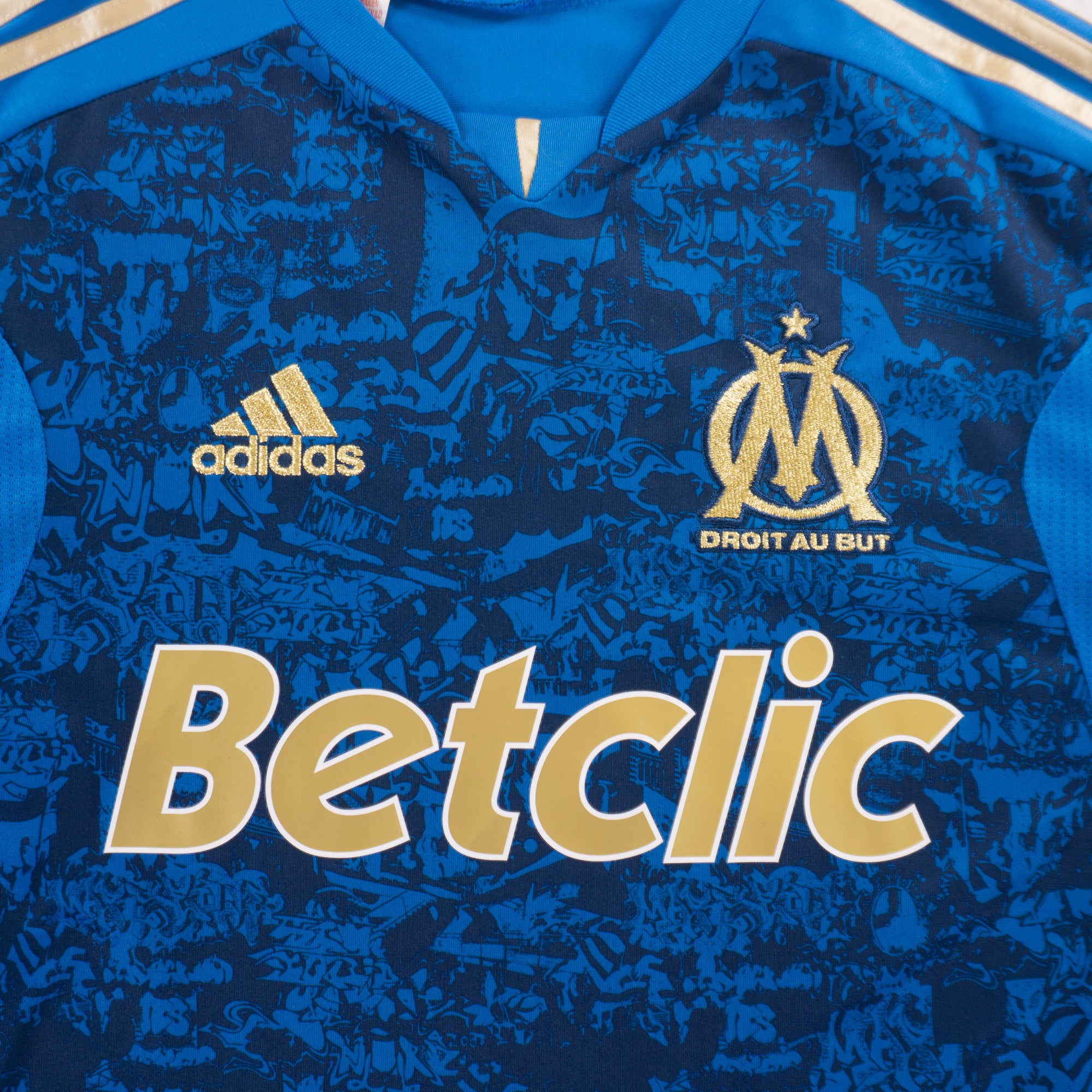 Adidas 2011-12 Olympique de Marseille Синьо Джърси