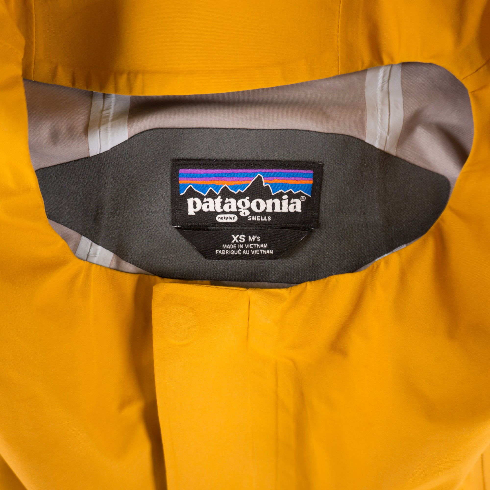 Patagonia Shells Жълто Водоустойчиво Яке