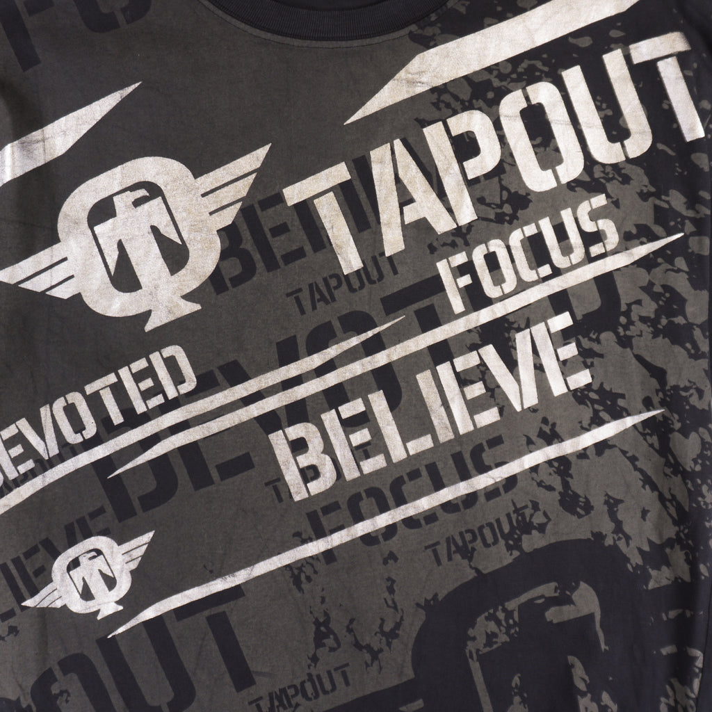Tapout Черна Тениска с Графика