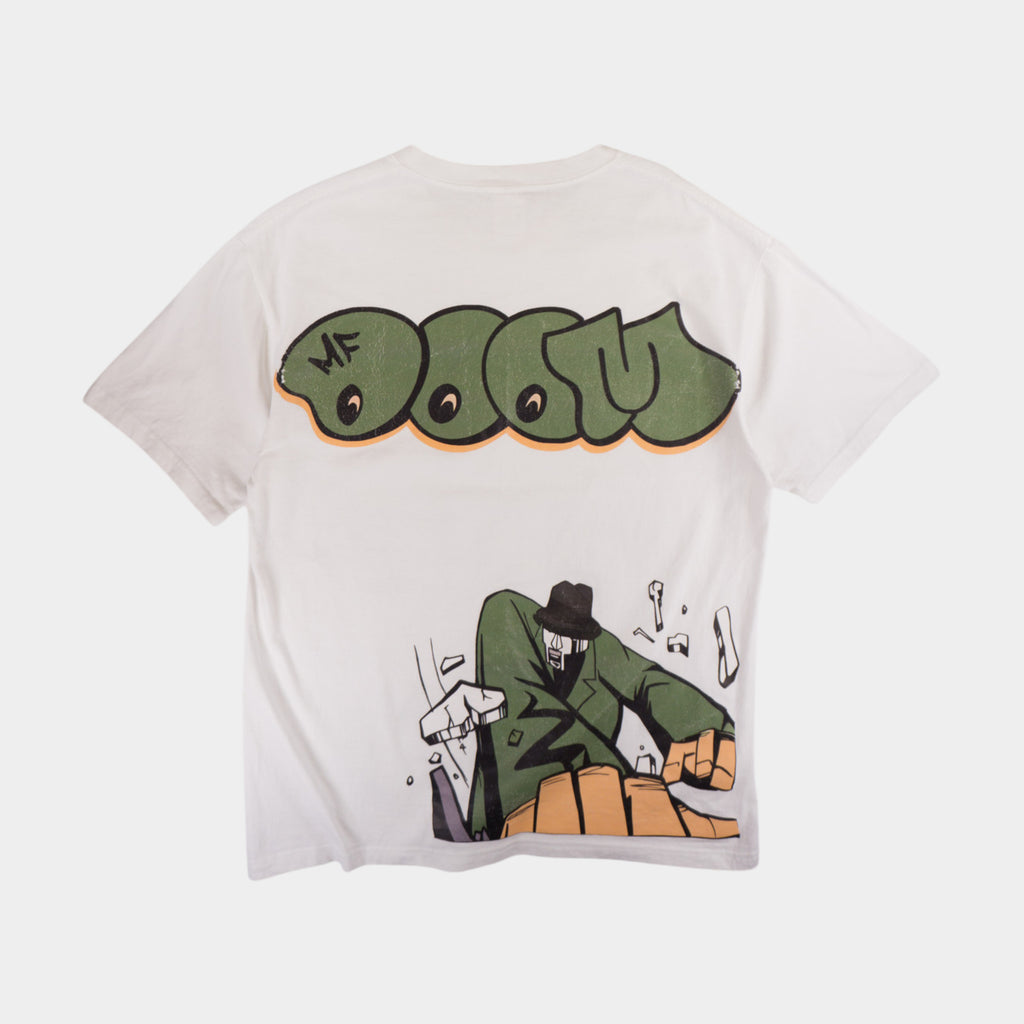 MF Doom Бяла Тениска с Графика