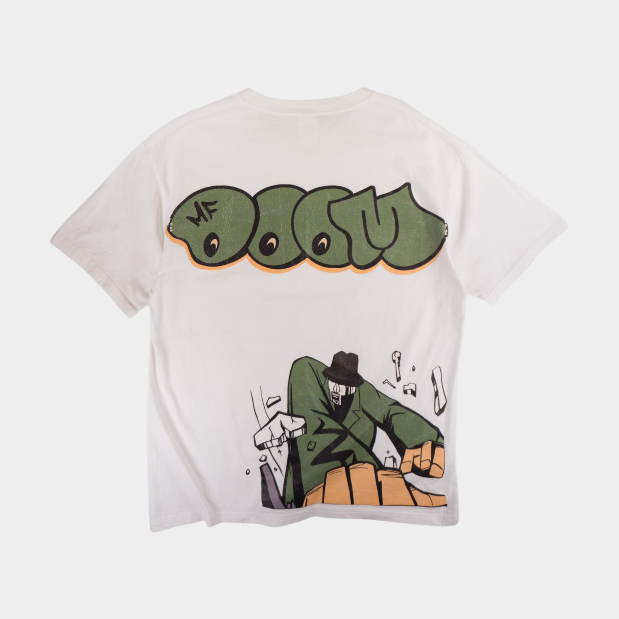 MF Doom Бяла Тениска с Графика