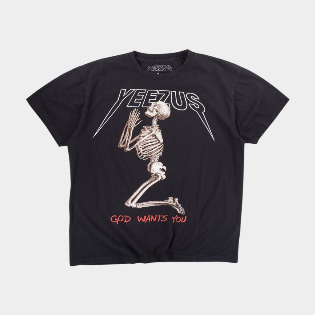 Yeezus Черна Тениска с Графика