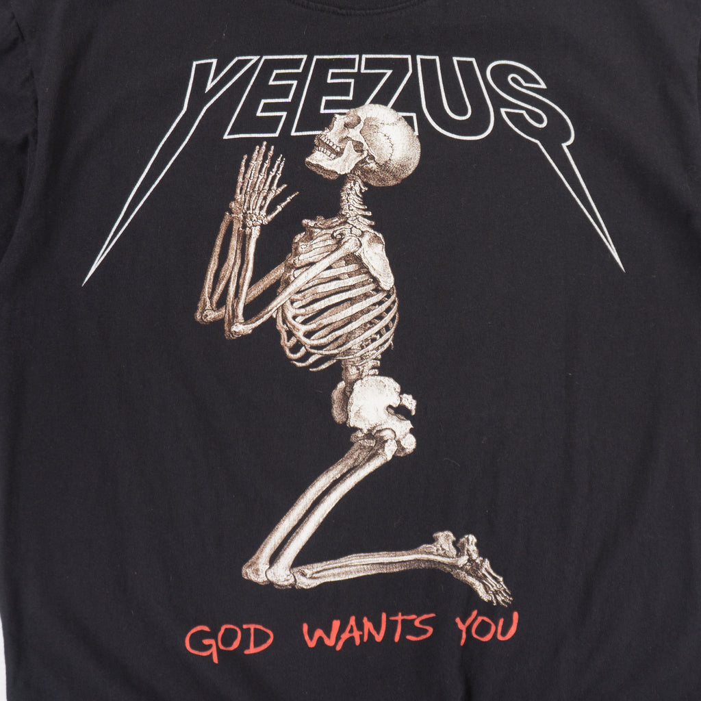 Yeezus Черна Тениска с Графика