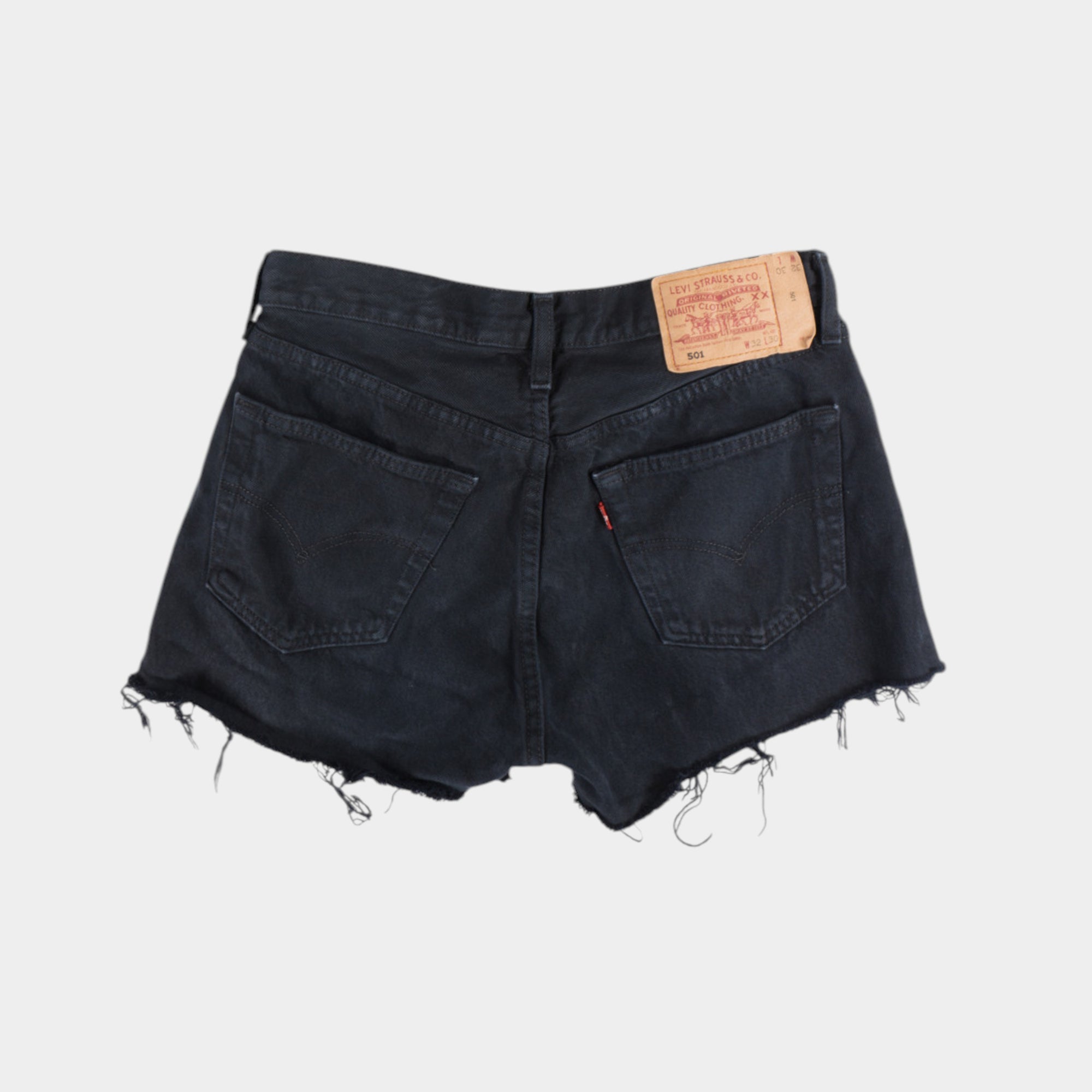 Levi's 501 Винтидж 2000те Черни Къси Дънки