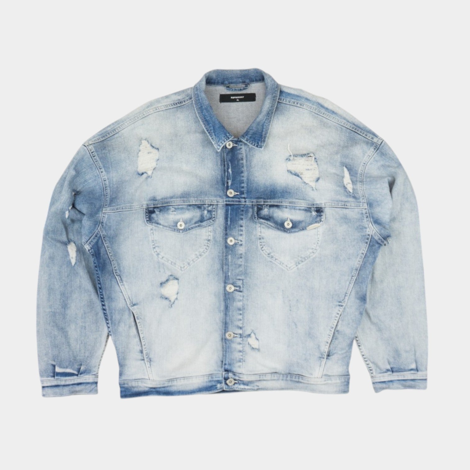 Represent Distressed Дънково Яке