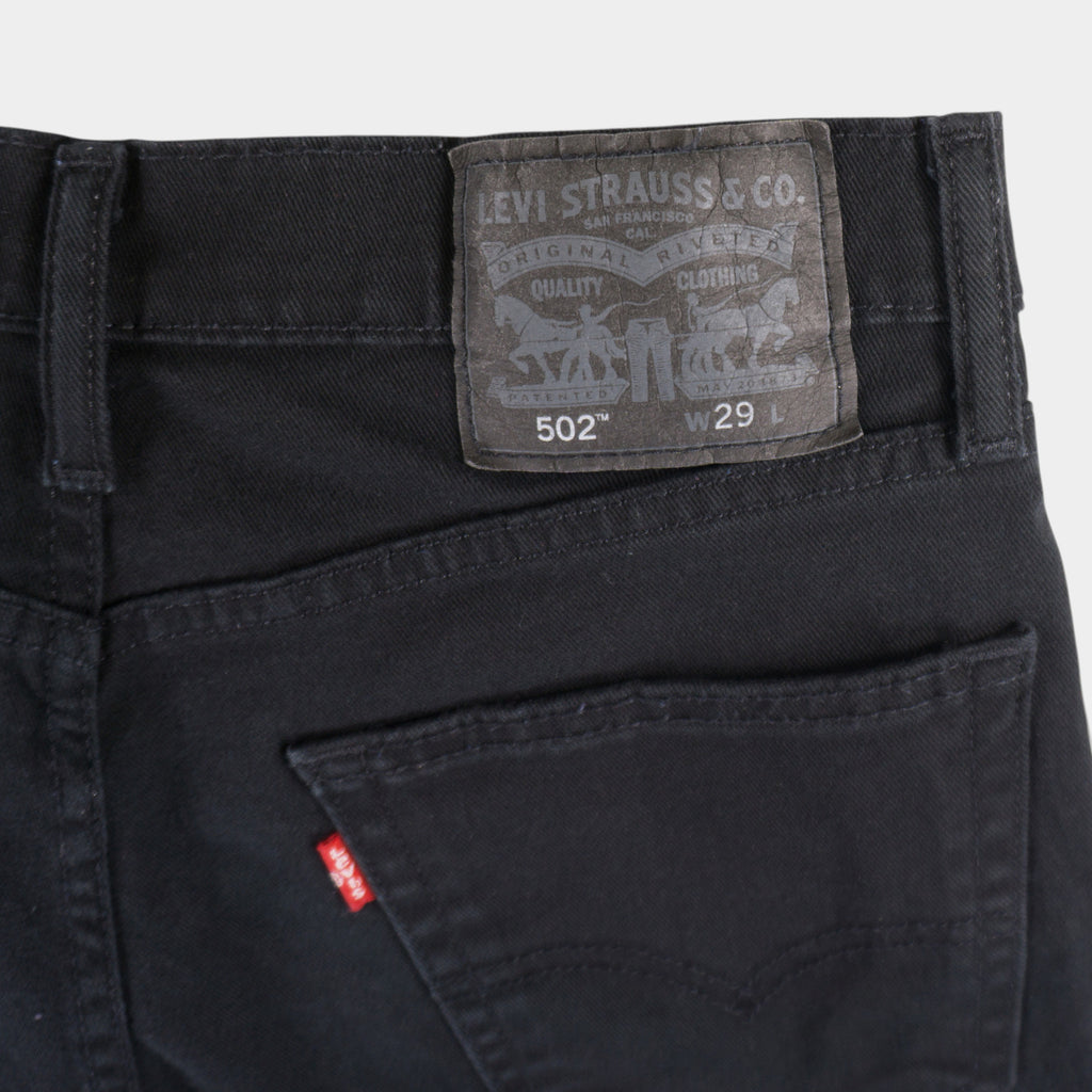 Levi's 502 Черни Къси Дънки