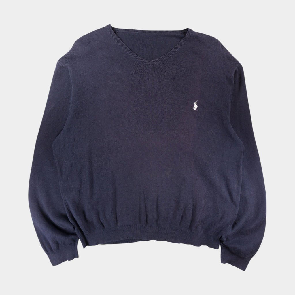 Polo Ralph Lauren Винтидж 2000-те Тъмно Син Пуловер
