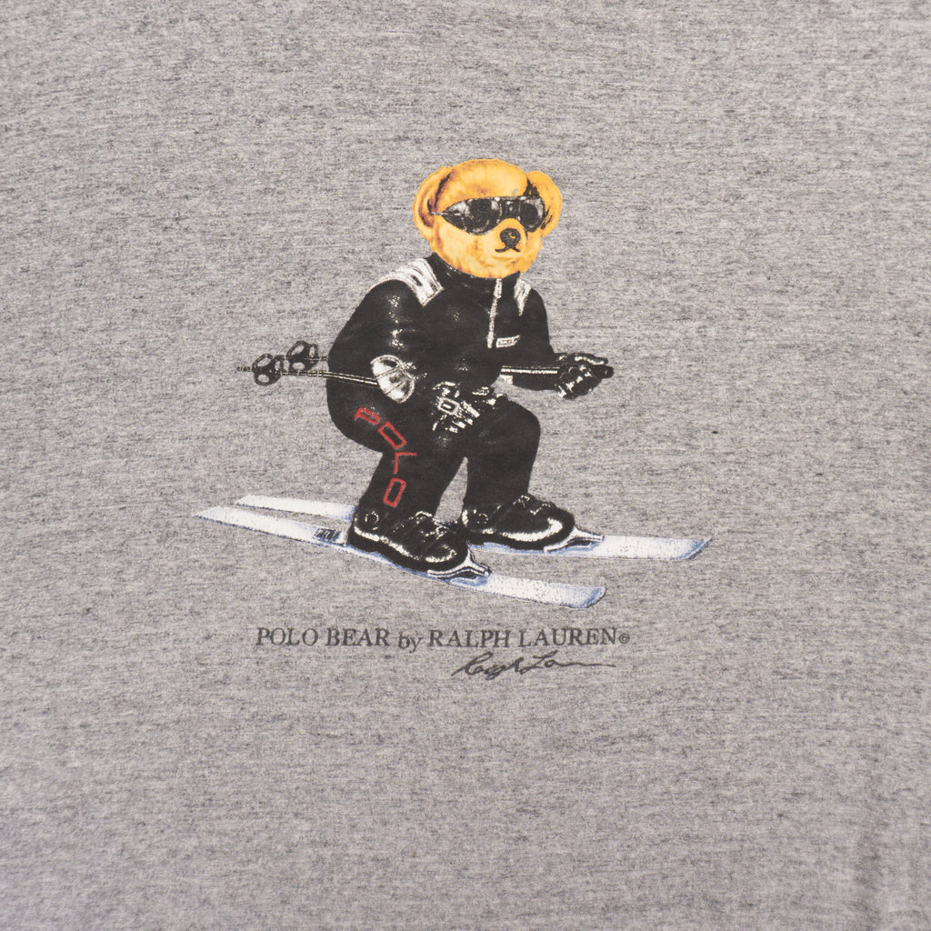 Polo Bear Ralph Lauren Сива Тениска с Графика