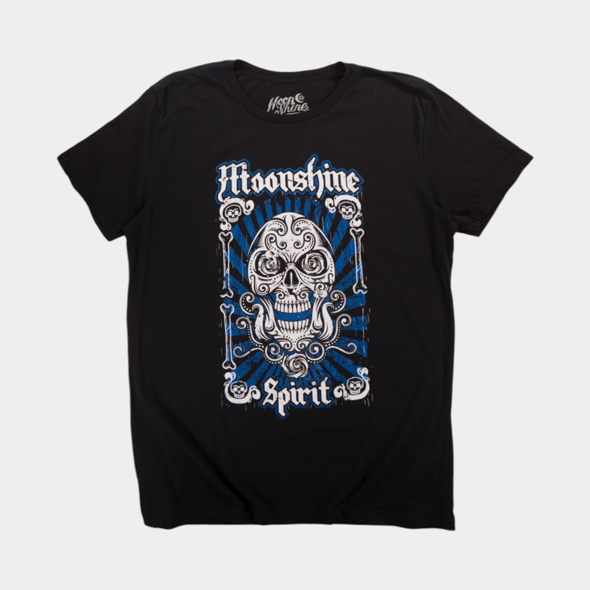Moonshine Черна Тениска с Графика