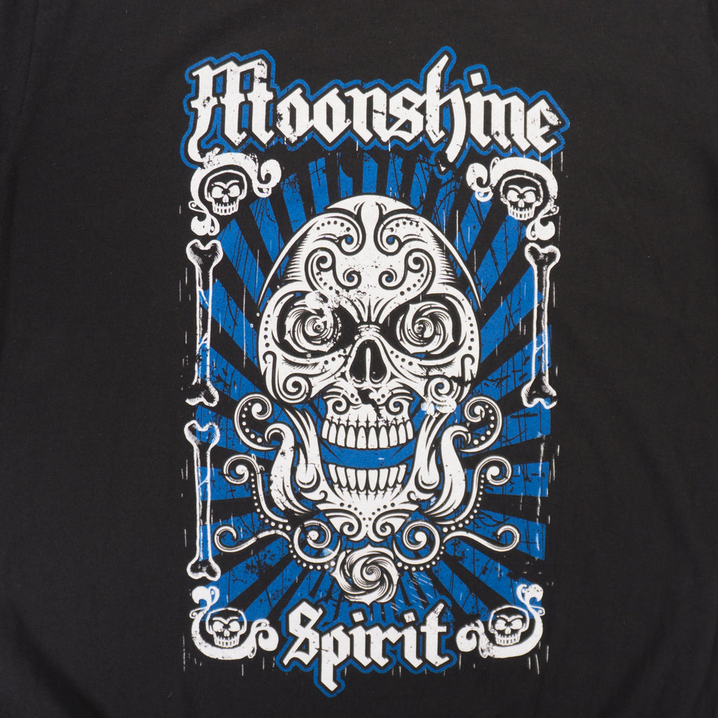 Moonshine Черна Тениска с Графика