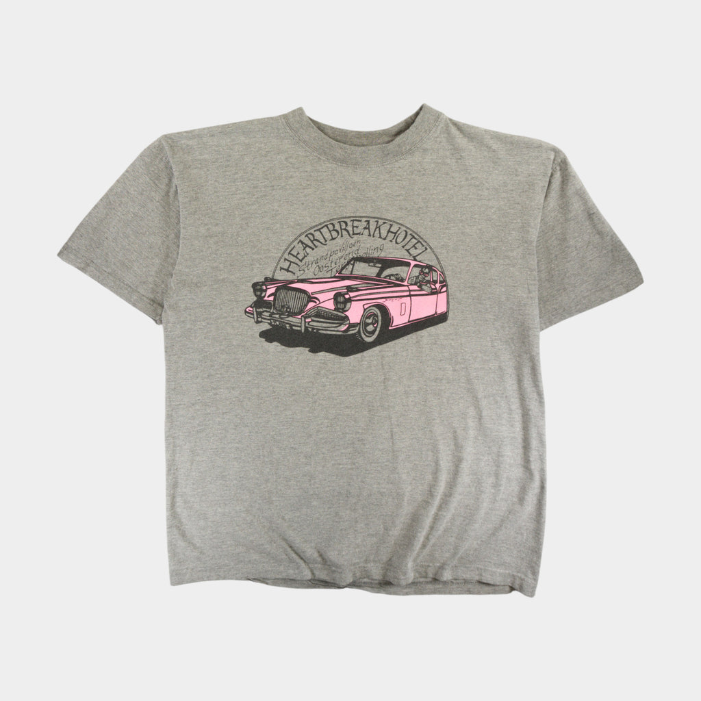 The Authentic Besco Винтидж 90-те Сива Тениска с Графика