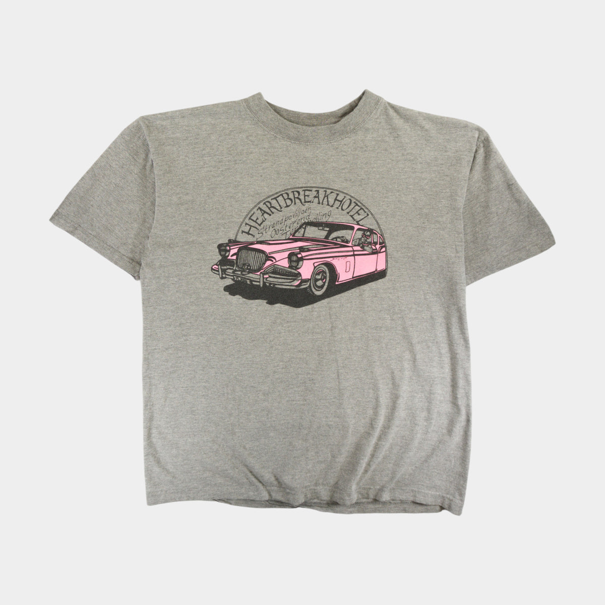 The Authentic Besco Винтидж 90-те Сива Тениска с Графика