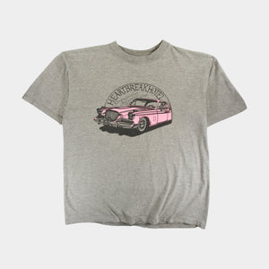 The Authentic Besco Винтидж 90-те Сива Тениска с Графика