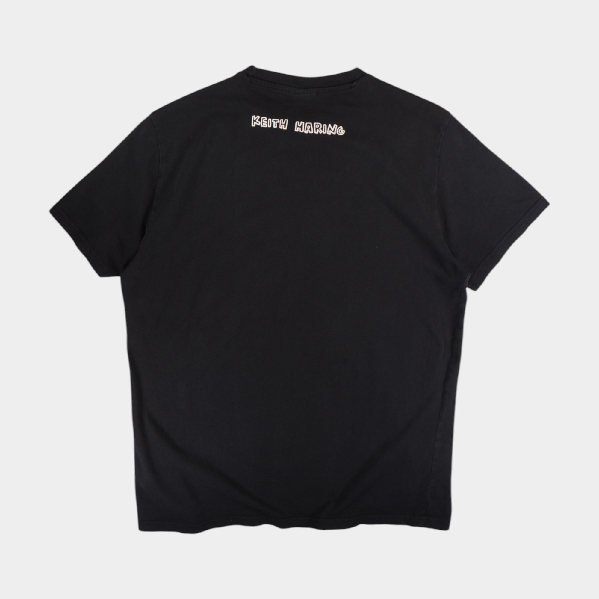 H&M X Keith Haring Черна Тениска с Графика