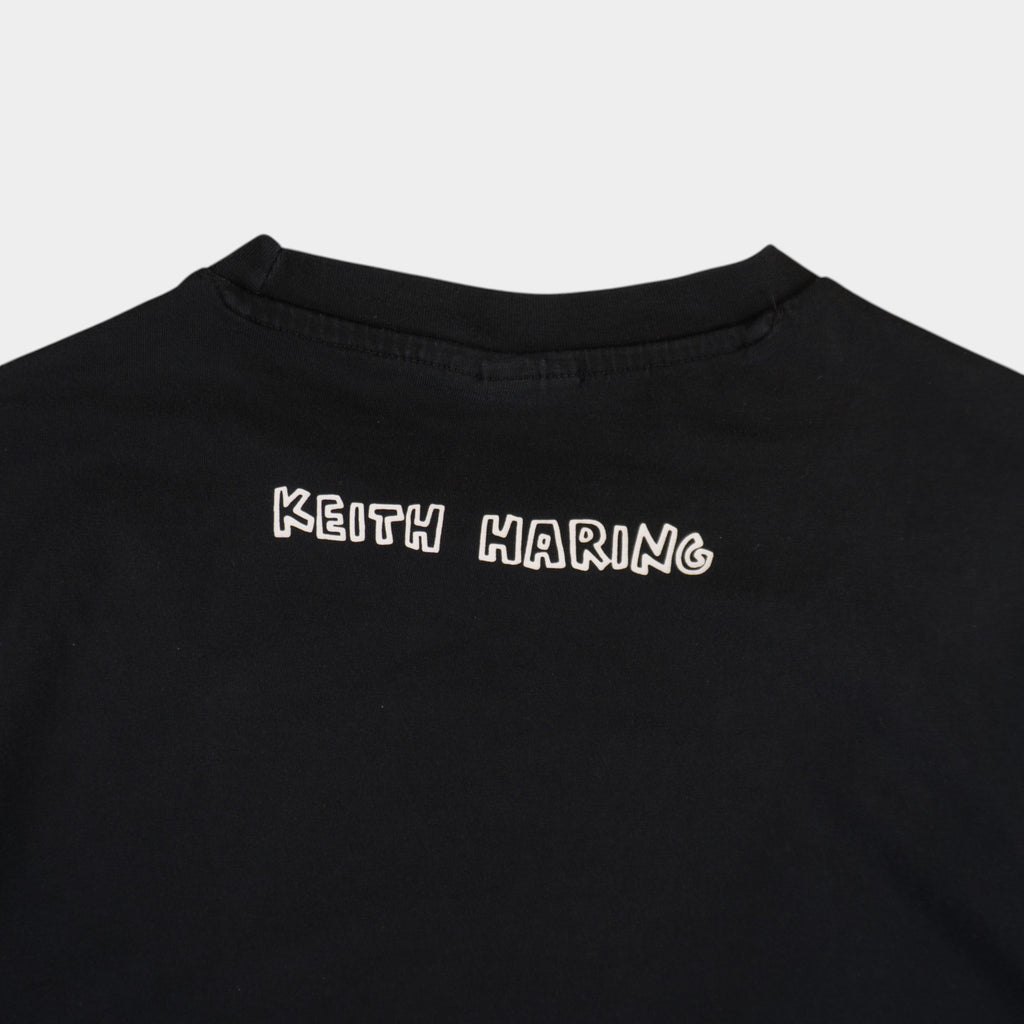 H&M X Keith Haring Черна Тениска с Графика