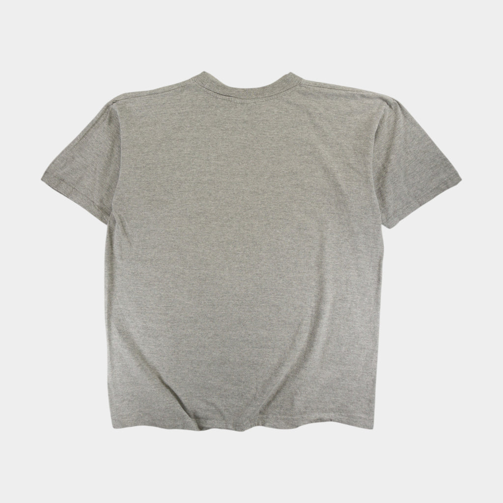 The Authentic Besco Винтидж 90-те Сива Тениска с Графика