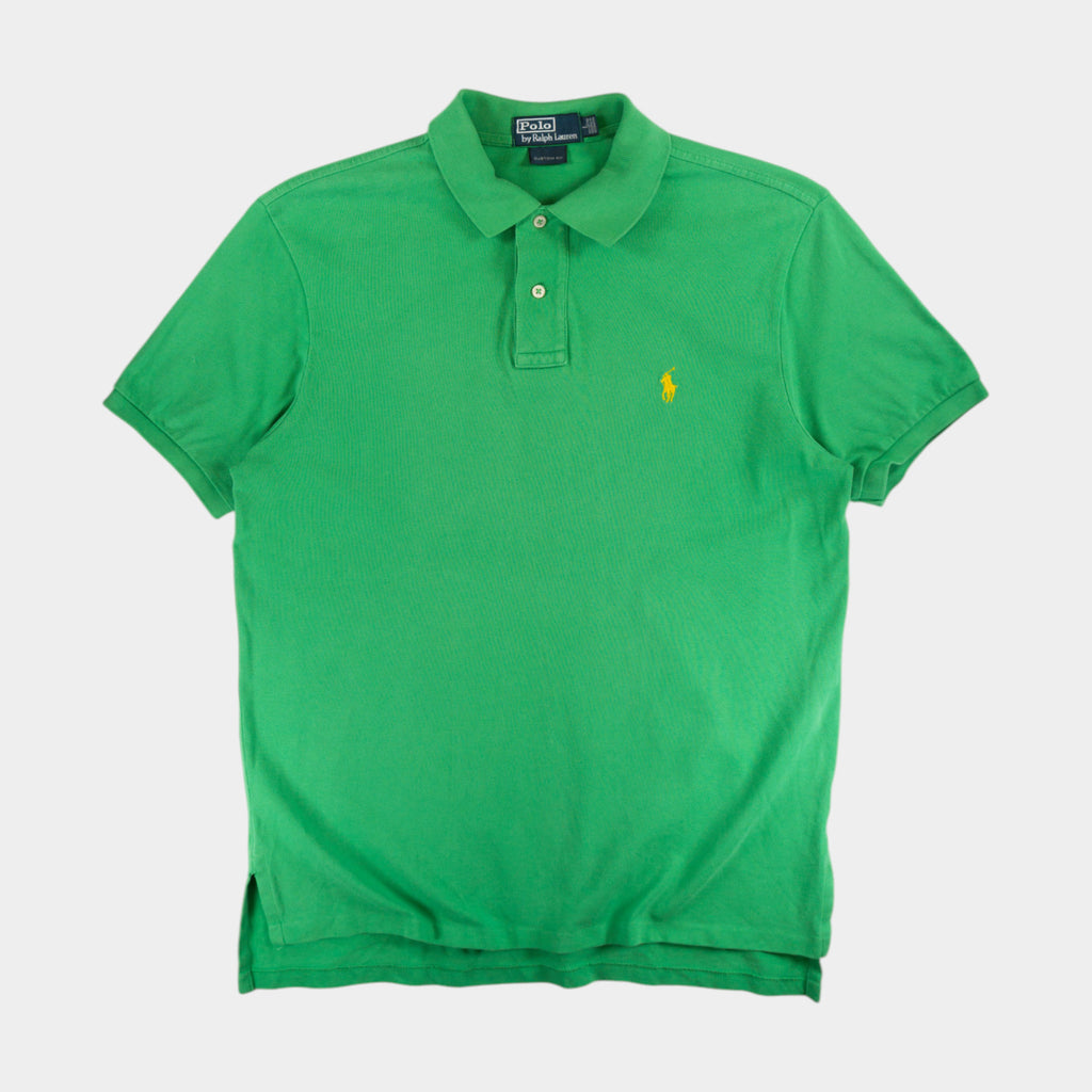 Polo Ralph Lauren Винтидж 2000-те Зелена Тениска с Яка