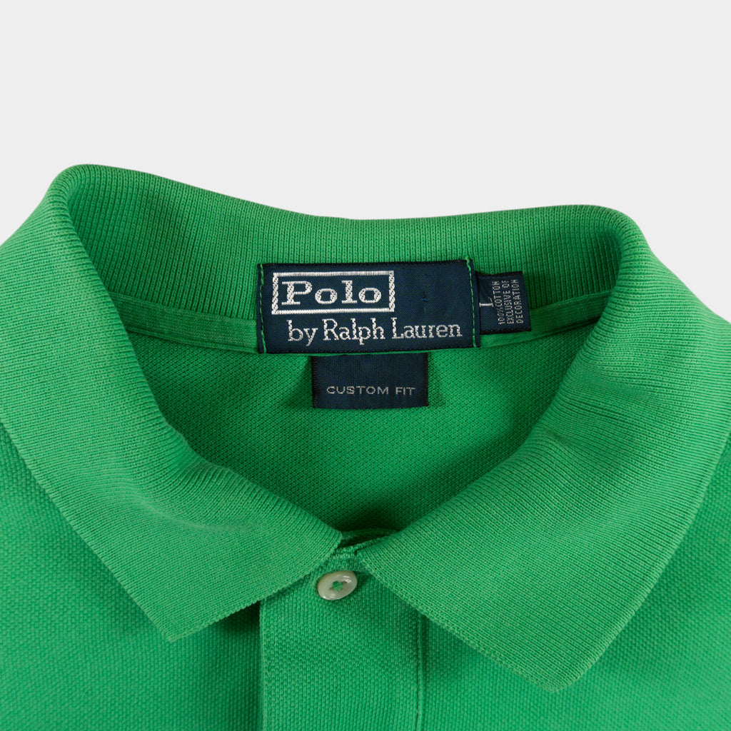 Polo Ralph Lauren Винтидж 2000-те Зелена Тениска с Яка