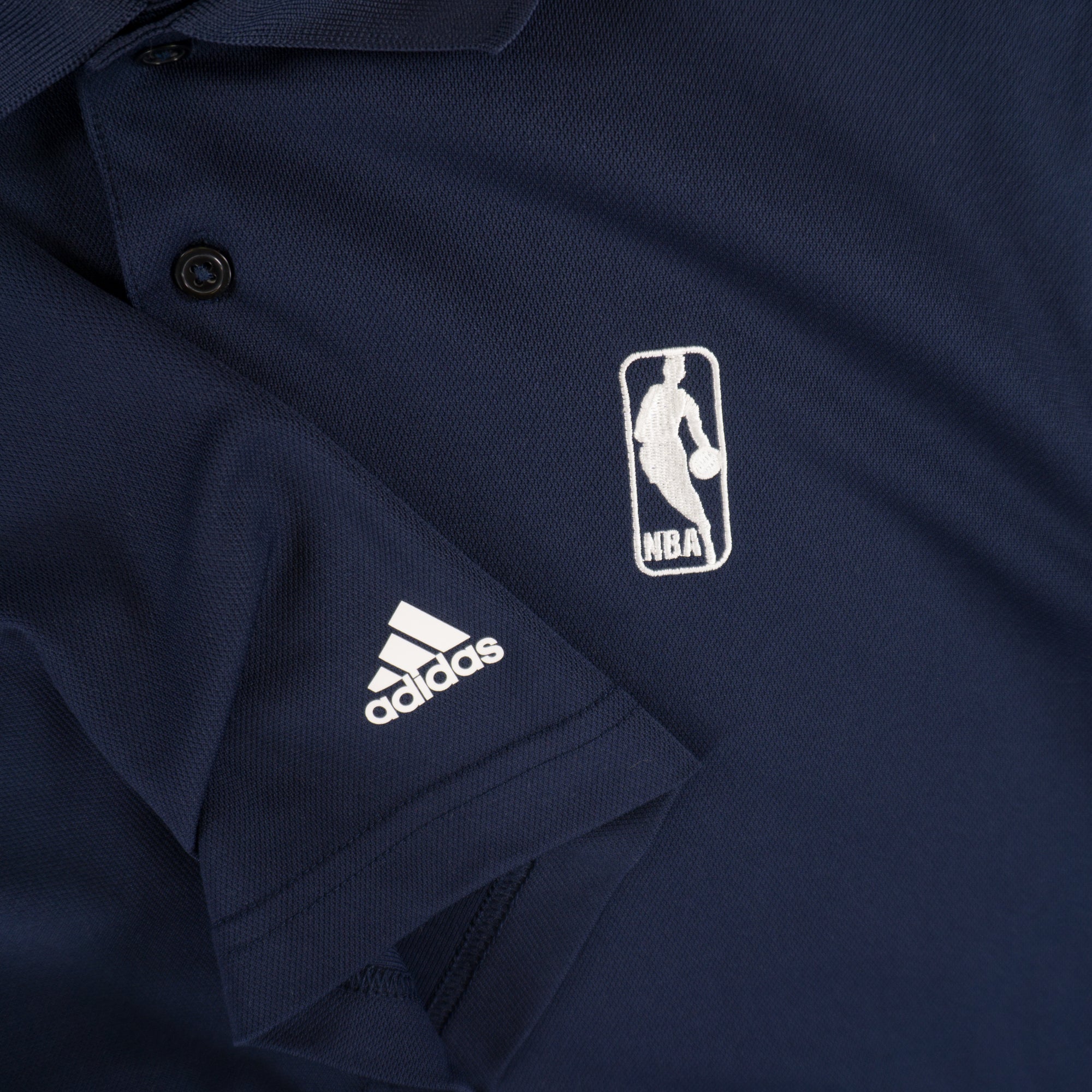 Adidas X NBA Тъмно Синя Тениска с Яка