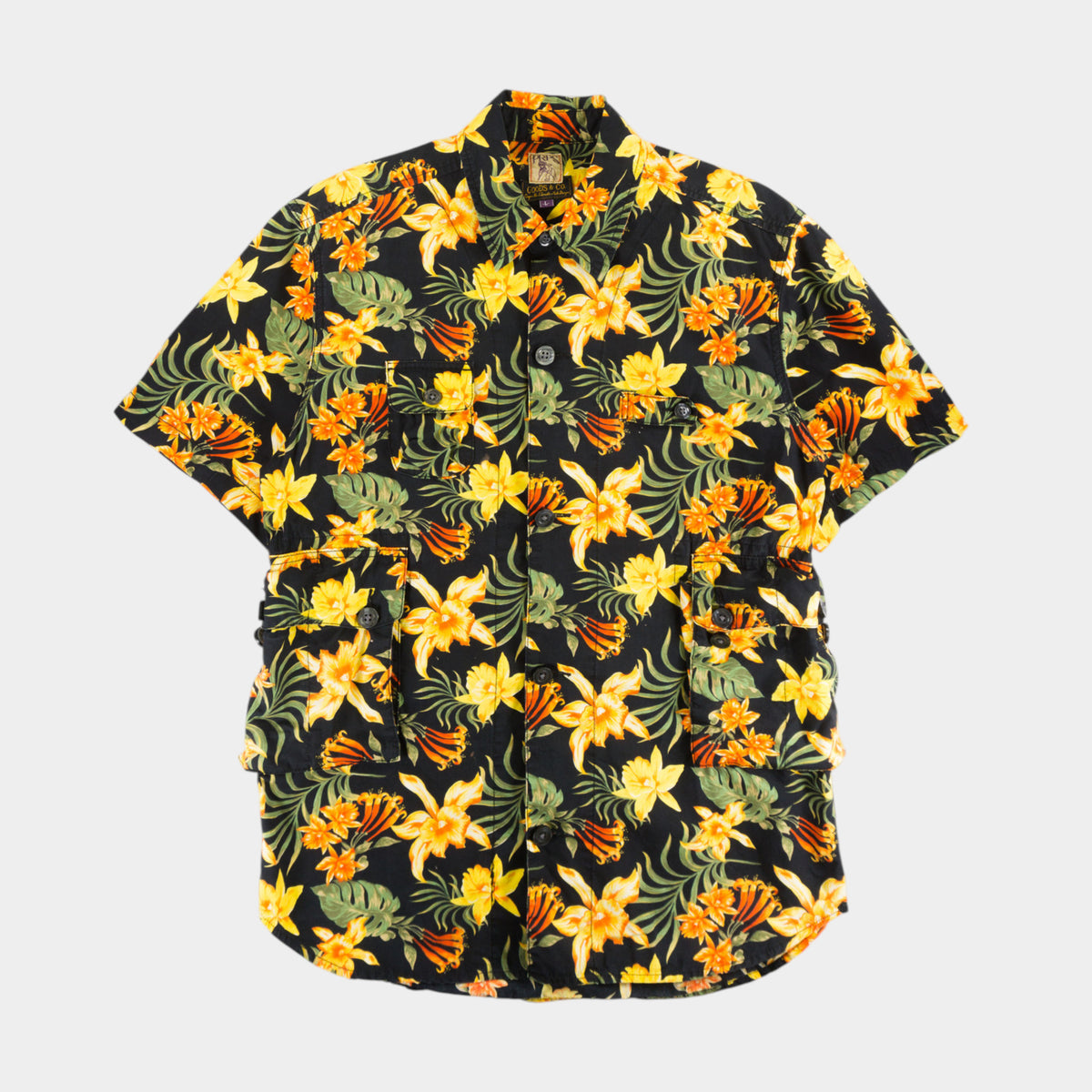 Prps Goods & Co. Флорална Риза с Къс Ръкав