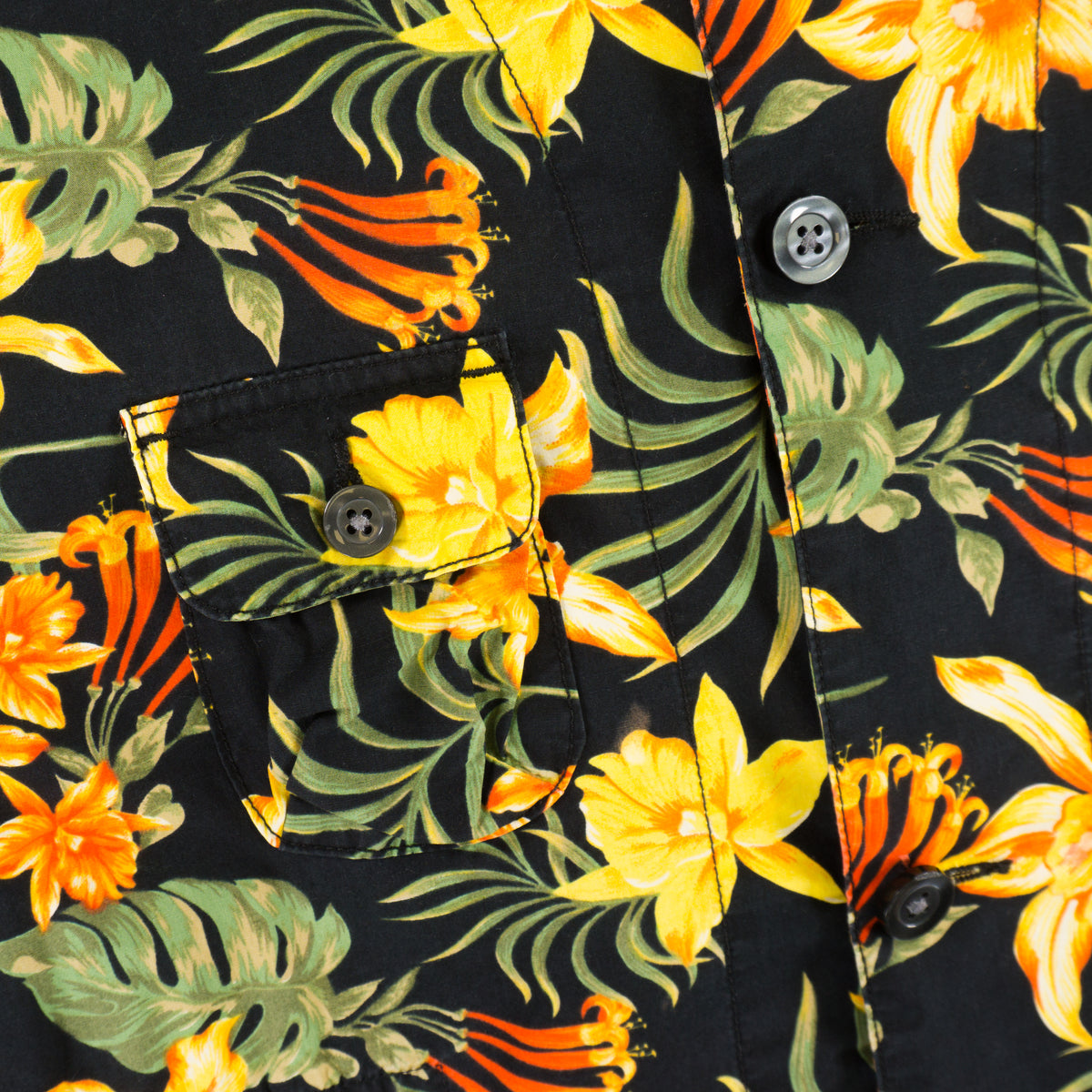 Prps Goods & Co. Флорална Риза с Къс Ръкав